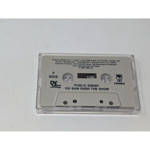 Public Enemy Yo Bum Rush The Show Cassette Tape 1987 Def Jam Hip Hop Rap VTG 90s